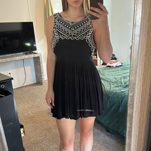 Embroidered mini sundress